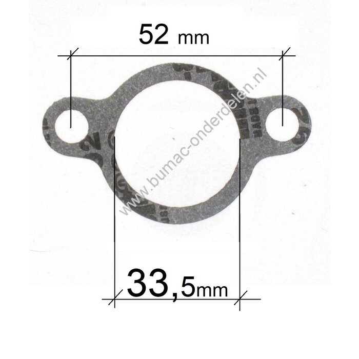 Carburateur pakking voor LONCIN  G340F, G340FD, G390F, G390FD, G420F, G420FD, LC185FDS, LC190FDS Motoren op Trilplaat, Veegmachine, Hogedrukreiniger, Aggregaat, Houtklover, Generator, Hoogwerker, Bobcar, Minikraan, Afdichting, Isolatorpakking, G 340 F, G