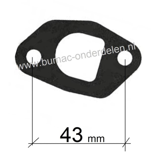 Pakking voor Isolator van LONCIN LC1P61FA, LC1P65FA Motoren op Loopmaaiers, Cirkelmaaiers, Grasmaaiers, Benzinemaaiers