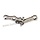 Stalen scharnierstuk voor Stihl Kettingzagen 017, 018, 019T, 020, 029, 039, 044, 046, 064, 066, MS170, MS180, MS190T, MS192C, MS192T, MS193T, MS200T, MS201, MS261, MS270, MS271, MS290, MS291, MS310, MS311, MS341, MS361, MS362, MS390, MS391, MS400, MS460,