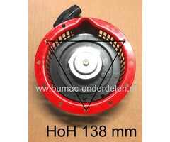 Handstarter Honda G150 - G200 - GX120 - GX140 - GX160, Starter Compleet met 1 Startpal voor Kantensnijders - Kooimaaiers - Aggregaten - Verticuteermachines - Trilplaten - Karts