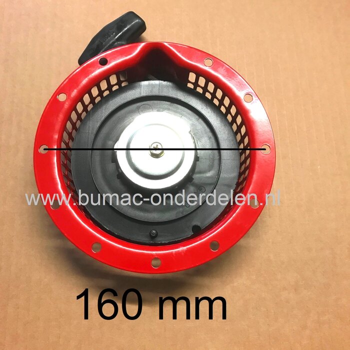 Handstarter Honda G150 - G200 - GX120 - GX140 - GX160, Starter Compleet met 1 Startpal voor Kantensnijders - Kooimaaiers - Aggregaten - Verticuteermachines - Trilplaten - Karts