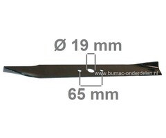 Maaimes 46 Cm voor Simplicity, Snapper Zitmaaiers met 50 Inch - 127 Cm Maaidek met 3 Messen, SIMPLICITY Prestige, Conquest, Broadmoor, 5216H, 1714G, 1718H, 2718H, 1716G, GTG, GTH, DLX, Zitmaaiermessen