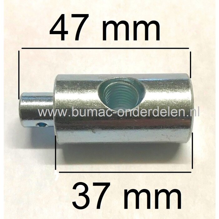 Pen Castelgarden voor Maaidek Bevestiging, Castelgarden J92 - PT135HD - PT140HD - PT170HD - TCP102 - XT140 - XDL170 - XDL190, Stiga Estate - Senator - Tornado II - HST108, Alpina TC-HF-22, Dolmar en Makita TM102, Solo 575H, Zitmaaiers, Castel Garden