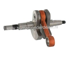 Krukas voor Stihl 064, 066, MS640 Kettingzaag - Motorzaag  Krukas met Drijfstang