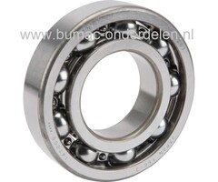 Krukaslager voor Honda GX340 en GCV520 Motoren op Aggregaat, Generator, Waterpomp, Trilplaat, Houtversnipperaar, Kart, Zitmaaiers, Frontmaaiers, HONDA Kogellager voor Krukas GX 340, GCV 520