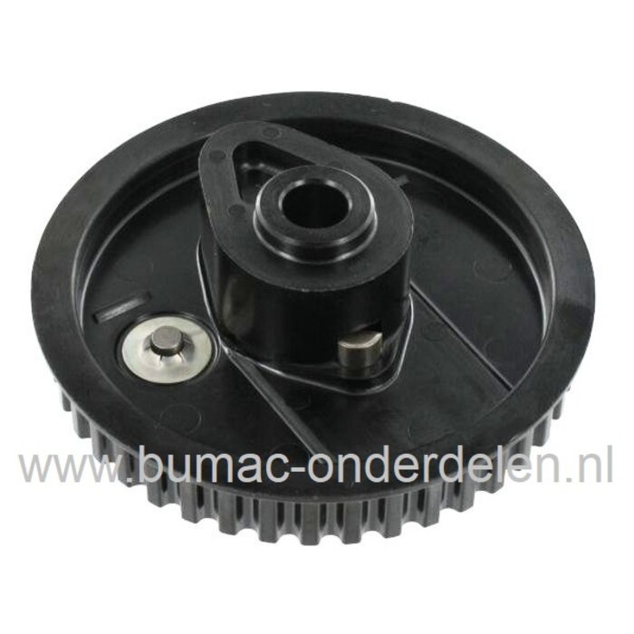 Nokkenastandwiel voor Honda GCV520, GCV530, GXV520, GXV530 Motoren op Zitmaaiers, Frontmaaiers, Tuintrekkers, Getande Poelie voor Nokken As, Riemschijf, Pouly, HONDA GCV 520, GCV 530, GXV 520, GXV 530 Motor