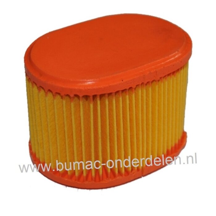 Luchtfilter voor Briggs and Stratton 93302 - 93312 - 93322 - 95332 Vanguard OHV Motoren met 3,5 en 4 PK en een Horizontale Krukas op Trilplaat, Houtversnipperaar, Aggregaat, Kooimaaier, Pomp, Frees, 790166.