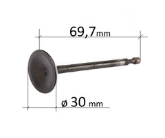 Inlaatklep voor Honda GCV520, GCV530, GXV520 en GXV530 Motoren op Zitmaaiers, Frontmaaiers, Tuintrekkers, HONDA Inlaat Klep, GCV 520, GCV 530, GXV 520, GXV 530, Honda Motordelen