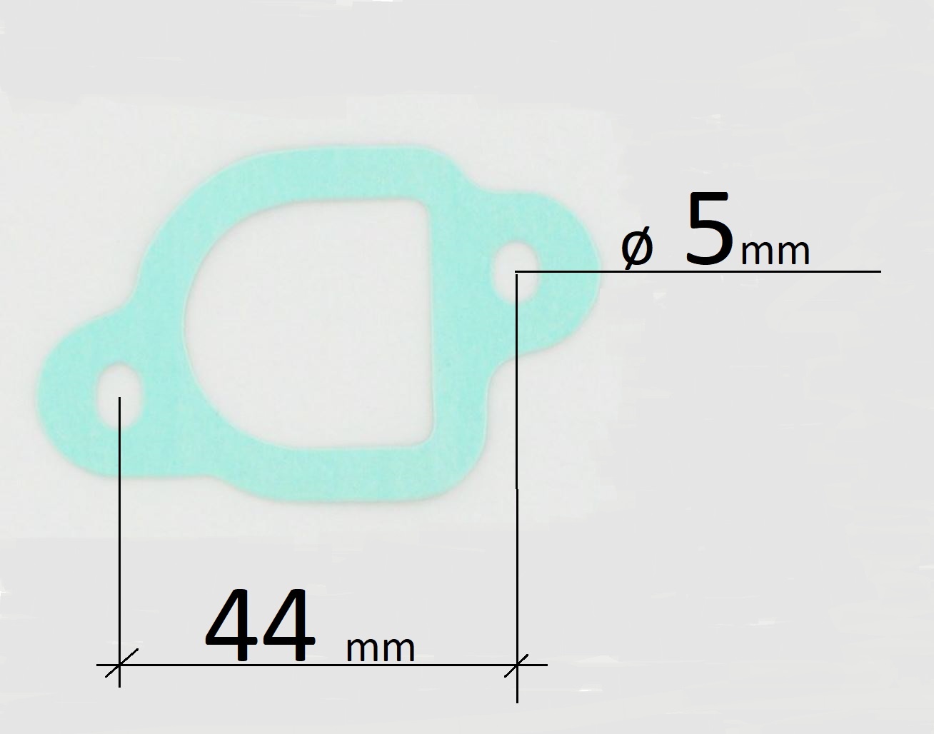 Inlaatpakking voor Honda GCV520 en GCV530 Motoren op Zitmaaiers, Frontmaaiers, Tuintrekkers, HONDA Pakking voor Inlaatspruituk GCV 520, GCV 530, Dichtingen