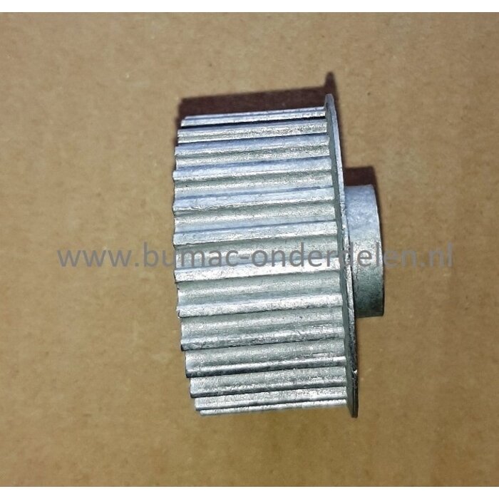 Getande 30 tands Poelie voor Aandrijving van de Messen bij Alko, Brill, Gloria Verticuteermachine