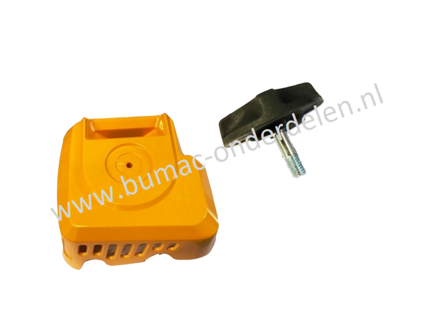 Dekselset voor Alpina, Mountfield, Castelgarden , Stiga  Bosmaaiers, Trimmers en Strimmers, B32D, CB153F, EP320G, EP420G, OKAY4516MS, SBC232, SBC 232D, SBC233D, SBC242, SBC242D, SBC243D, SBC252, SBC252D, SBC252F, SBC253D, SBC253F, TB422D, XB253R, XB253F