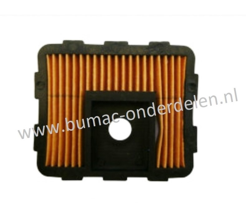 Luchtfilter voor Stiga,  Alpina, Castelgarden, Mountfield ABR52, B32D, CB153F, EP320G, EP420G, OKAY4516MS, SBC232, SBC 232D, SBC233D, SBC242, SBC242D, SBC243D, SBC252, SBC252D, SBC252F, SBC253D, SBC253F, TB422D, XB253R, XB253F. Bosmaaiers, Trimmers en Str