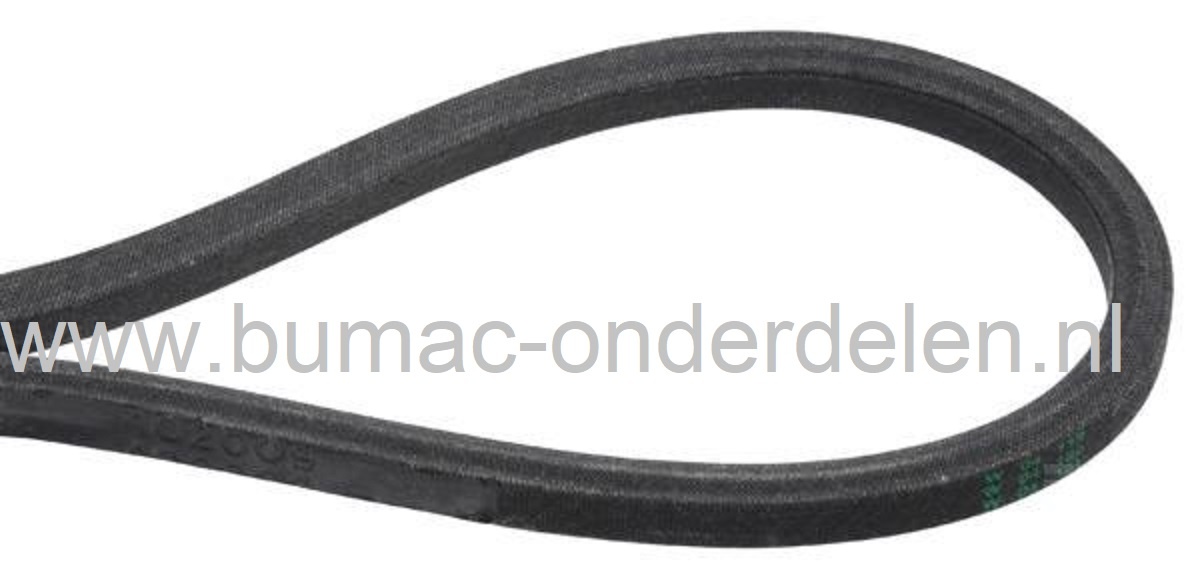 Zeskantsnaar AA92 voor Aandrijving van Maaidek, Hydrostaat, Versnellingsbak, 6-kantsnaar voor Rijaandrijving, Maaiaandrijving, Aandrijfriem voor de Maaimessen, Wielen, Aandrijving, Zitmaaiers, Frontmaaiers, Tuintrekkers