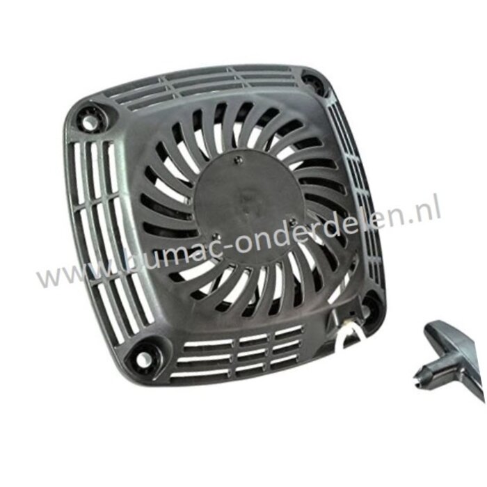 Handstarter voor Kawasaki Motor met Verticale Krukas op Grasmaaier, Benzinemaaier, Cirkelmaaier, Gazonmaaier, Loopmaaier,  FJ180V