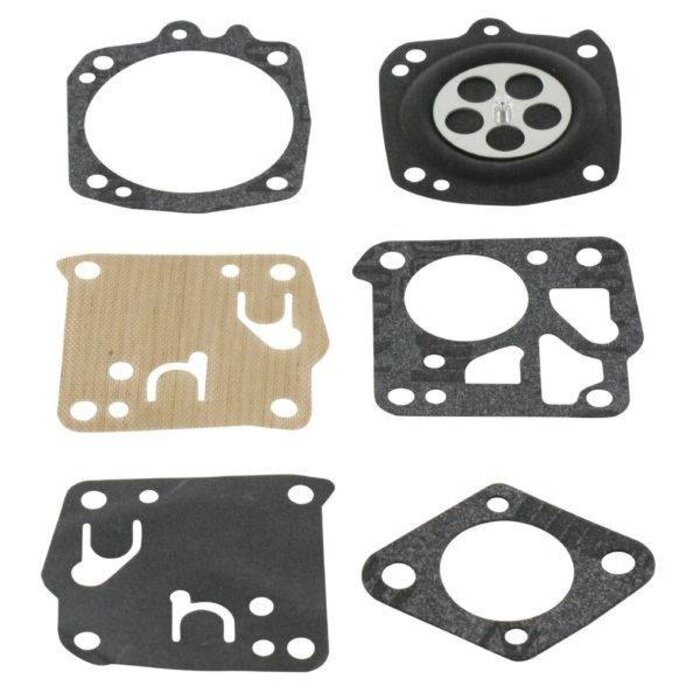 Tillotson Membraan Reparatie Set DG5HS voor Carburateur op 2-takt Motor van Stihl - Partner - Jonsered - Husqvarna - Homelite - Alpina - Echo - Dolmar, Heggenschaar Stihl HS80, onderdeel
