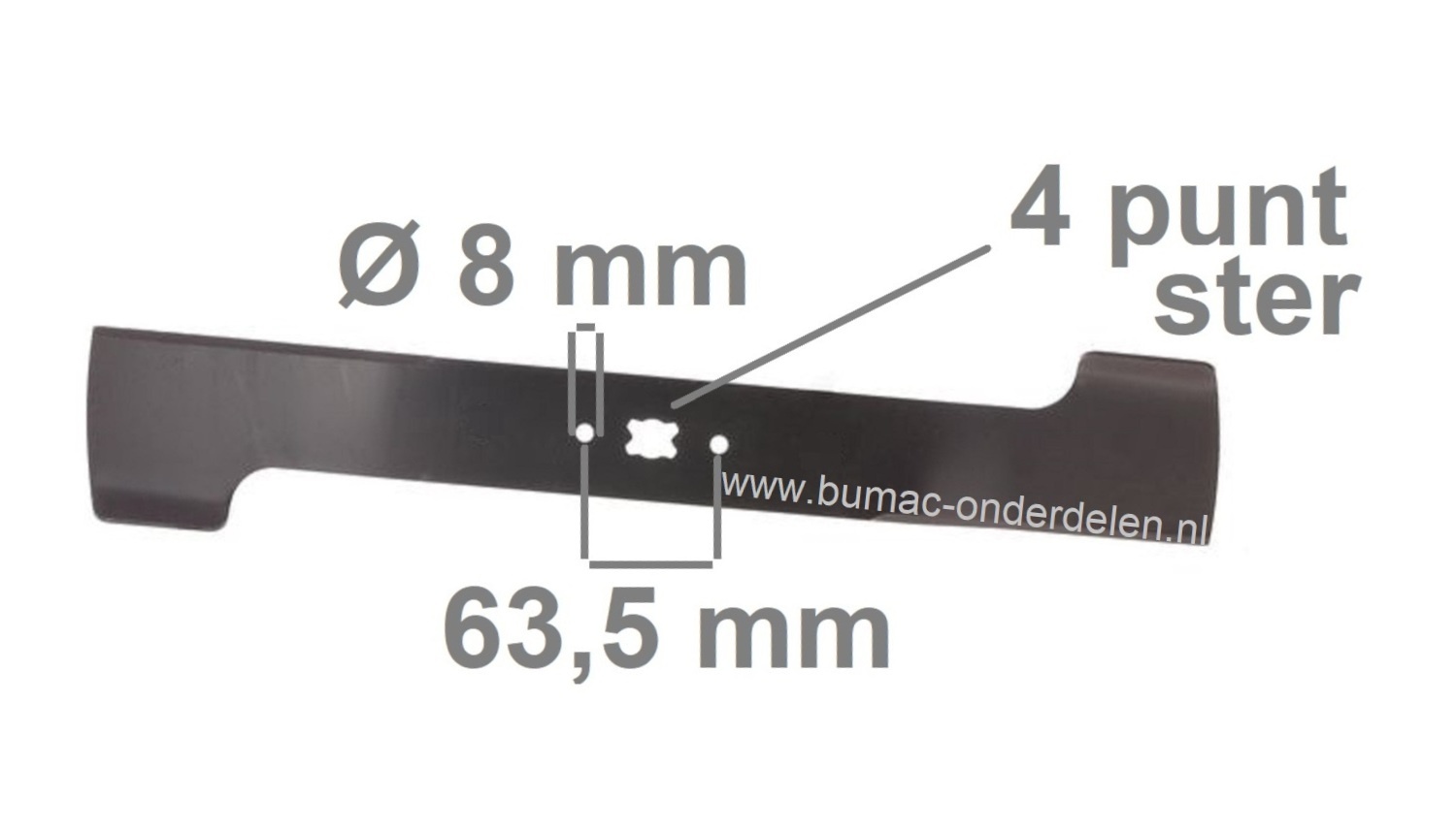 Maaimes 53,9 Cm voor Wolf, MTD en Cub Cadet Grasmaaier, Grasmachine Wolf Expert 53 BAVES , MTD Smart 53SPO, Advance 53 SPKHW, Advance 53 SPBVHW, Advance 53 SPKVHW, Optima 53 SPB, Optima 53 SPBHW, Massey Ferguson MF53SPK,  Cub Cadet CC53SPB, CC53SPBV, CC53
