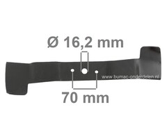 Maaimes Links 45,8 Cm voor Viking, Stihl Zitmaaiers, Linker Mes voor VIKING MT6112.0, MT6112.0C, MT6112.0ZL, Zitmaaiermessen, Grasmaaiermessen, Maaibladen voor Zitmaaiers, Frontmaaiers, Tuintrekkers