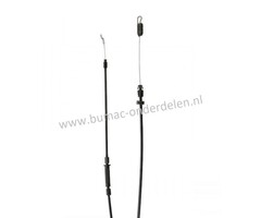 Koppelingskabel voor STIGA, CASTELGARDEN, ALPINA, MOUNTFIELD Grasmaaiers, Benzinemaaiers, Loopmaaiers, Cirkelmaaiers, BT1953THV, BT6753TBVIS, EP484TBI, EP484TH, EP534TBX, EP534THV, INVT17053THV, INVT6753TBISV, MLMP161B&S-3SP, MP1504SQ-B, MP1504SQE-B, MP15