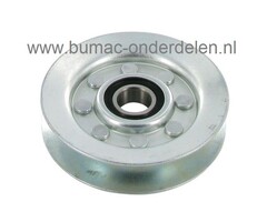 V-snaar Poelie voor Castelgarden, Stiga, Alpina, Mountfield Zitmaaiers, Riemschijf voor GGP 98B, AT498HCB, AT598HC, AT598HCK, AT792HCB, AT8102HCB, AT8122HCB, BT84, BT98, BT102HCB, BT108SD, Castel Garden V snaar Pouly, Aandrijfschijf