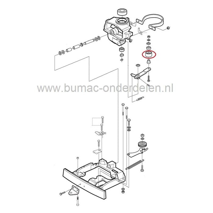Spanpoelie voor Husqvarna, Partner, McCulloch, Jonsered, Lazer, Wizard Zitmaaiers, Drukpouly, Vlakke Riemschijf voor Proflex 18, Proflex 21, Rider 1030 Bioclip, Rider 1200, Rider 13, Rider 155, Rider 15, Rider 16, Rider 850, Rider 970, Rider Pro 15, FR13,