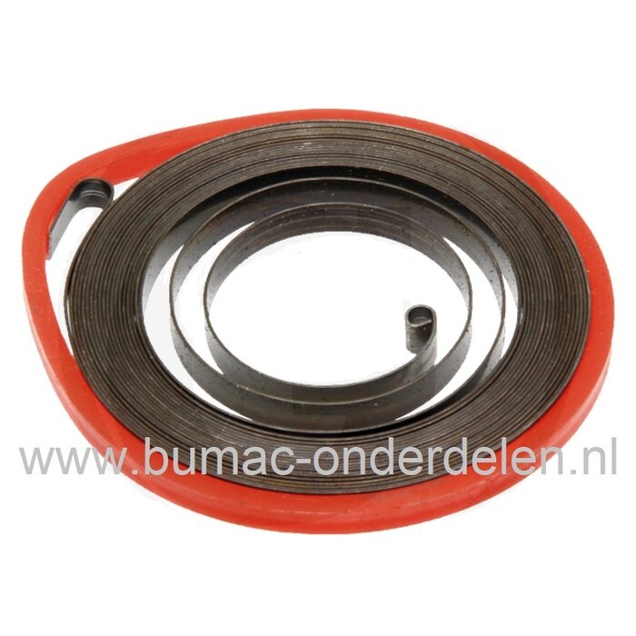 Starterveer voor Husqvarna, Jonsered, Partner, McCulloch, Poulan, Weedeater, Kettingzaag, Motorzaag, Bosmaaier, Trimmer, Bermmaaier, Startveer Electrolux 124C - 124L - 124R - 125C - 125E - 125L - 125LD - 125LDX - 125R - 125RJ - 32R - 32RC - 32RLC - 2035