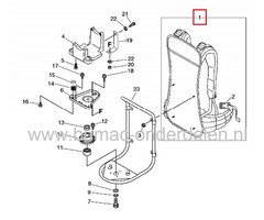 Harnas voor Echo - Shindaiwa Bladblazer Schouderband ophangsysteem onder andere voor Echo RM5000 Ruggedragen Blower