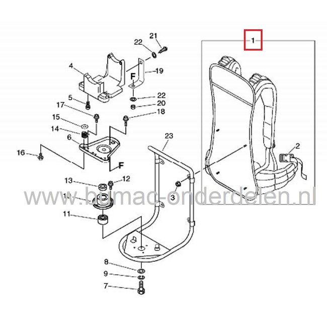 Harnas voor Echo - Shindaiwa Bladblazer Schouderband ophangsysteem onder andere voor Echo RM5000 Ruggedragen Blower