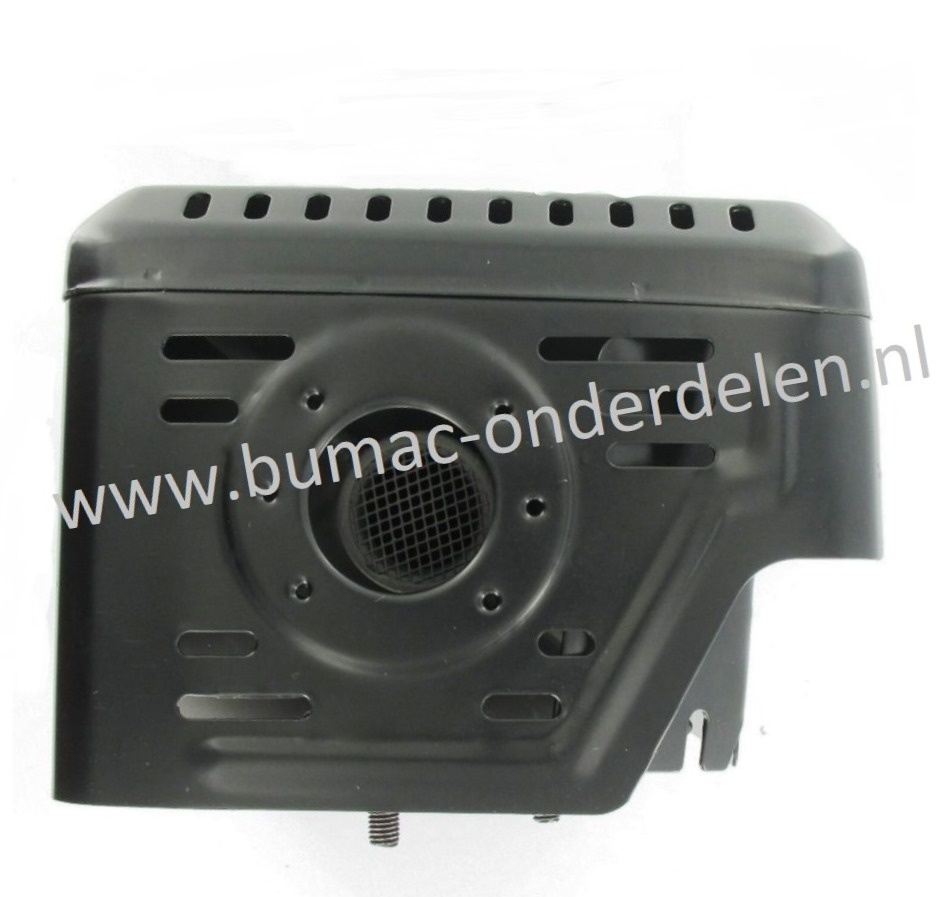 Uitlaatvoor Honda Motoren op Trilplaat, Tuinfrees, Kooimaaier, Aggregaat, Veegmachine, Verticuteermachine, Hakselaar, Hoogwerker, Generator, Houtversnipperaar, Zitmaaier, Frontmaaier, Grasmaaier GX340, GX390 onderdeel, GX 340, GX 390