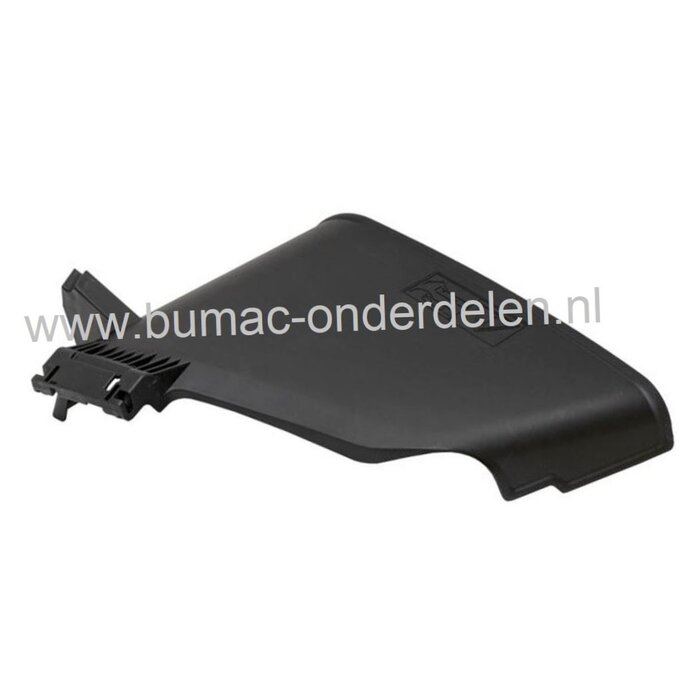 Zijuitworp Deflector voor Castelgarden SD108 - XDL170 - XDL190HD, Stiga Estate Tornado II - HST108 - SD108, Zitmaaiers met een Maaibreedte van 108 Cm, Mulch, Zijuitworp, Castel Garden