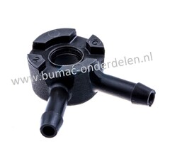 Sproeierhuis voor Husqvarna, Partner Motorslijpers, Doorslijpmachines, Bandenzaag. K 770, K 1270, K 1270 RAIL, K 760, k 770, K 970 II, K 970 III, T-STUK WATERSLANG, K770, K1270, K1270RAIL, K760, k770, K970II, K970III