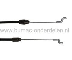 Motorremkabel voor Castelgarden, Stiga, Mountfield, Alpina Grasmaaiers, Remkabel Turbo 48 Plus B, Turbo 48 Plus H, Turbo 48 SB, Turbo 48 SH, Turbo 48 SBW Plus B, Turbo 48 SE B, Turbo 48 SEVQ B, XS 48 HS, XS 50 MH, XSW 50 MHS Motorstopkabel voor GGP Cirkel