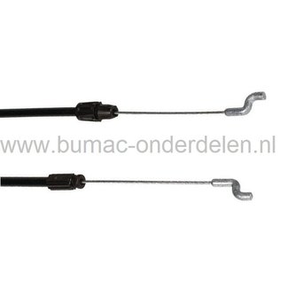 Motorremkabel voor Castelgarden, Stiga, Mountfield, Alpina Grasmaaiers, Remkabel Turbo 48 Plus B, Turbo 48 Plus H, Turbo 48 SB, Turbo 48 SH, Turbo 48 SBW Plus B, Turbo 48 SE B, Turbo 48 SEVQ B, XS 48 HS, XS 50 MH, XSW 50 MHS Motorstopkabel voor GGP Cirkel