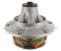 Lagerhuis Compleet voor John Deere, Sabo, Sabre Zero Turn Maaiers, Frontmaaiers, Zitmaaiers, Mesas met Huis en Lagers, Meshouder voor 1400 series, 1500 series, 1550, 1570, 1575, 1580, 1585, 2210, 4010, 4100, 4110, 4115, 4200, 4210, 4300, Ztrak, Quiktrak