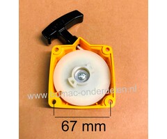 Handstarter voor Stiga, Alpina, Mountfield, Castelgarden Bosmaaier, Trimmer, BS35D, BS45D, DB42, SB320D, SB420, TB320D, TB420, XBS45D Startinrichting Starthuis Compleet onderdeel