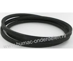 V-snaar voor Zitmaaier, Frontmaaier, Tuintrekkers,  o.a. voor de aandrijving van de messen, Vlakke V-snaar, Breedte: 16 mm, Lengte binnen: 3400 mm, Lengte buiten: 3469 mm