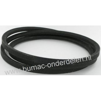 V-snaar voor Zitmaaier, Frontmaaier, Tuintrekkers,  o.a. voor de aandrijving van de messen, Vlakke V-snaar, Breedte: 16 mm, Lengte binnen: 3400 mm, Lengte buiten: 3469 mm