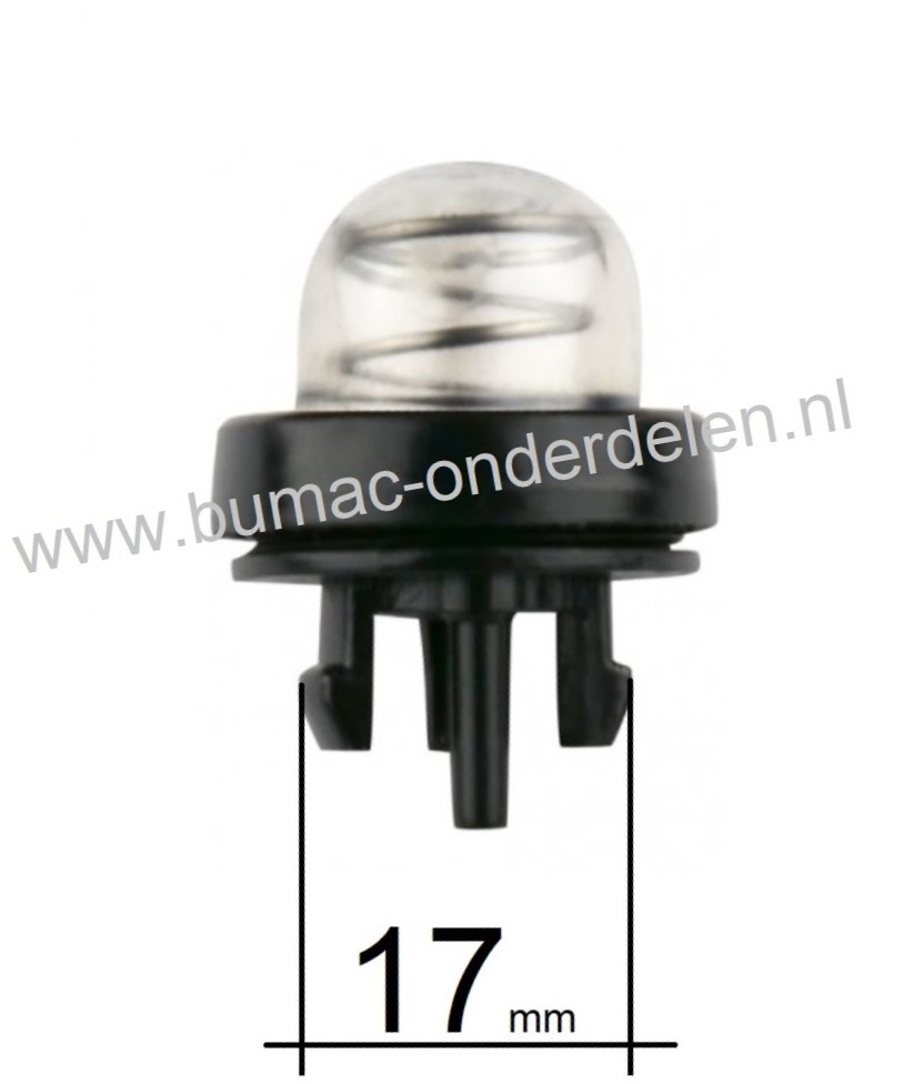 Primer voor Stihl Bladblazer, Motorslijper, Bandenzaag  BR500, BR550, BR600, TS700, TS800, Primer- Balg voor het oppompen van de Benzine