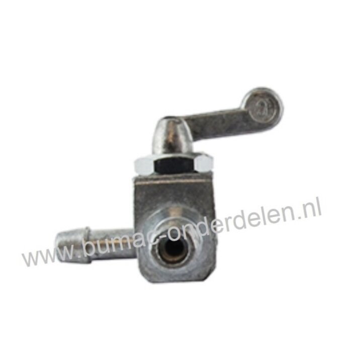 Brandstofkraan M10x1,00 voor Lombardini motoren op Tuintrekker, Hakfrees, Tuinfrees, Trilplaat, Aggregaat, Generator, Waterpomp, Benzinekraan