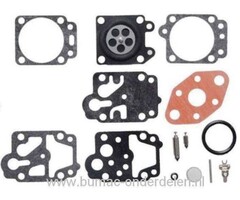 Membraan Reparatieset voor Walbro WYL Carburateur Kettingzaag, Bladblazer, Bosmaaier, Strimmer, Bosmaaier Stihl, Husqvarna, Jonsered, Dolmar, Makita, Hitachi, Tanaka, Honda, Echo, Viking, Partner, MTD, Wolf, Stiga, Castelgarden Carburator Membraan K20WYL