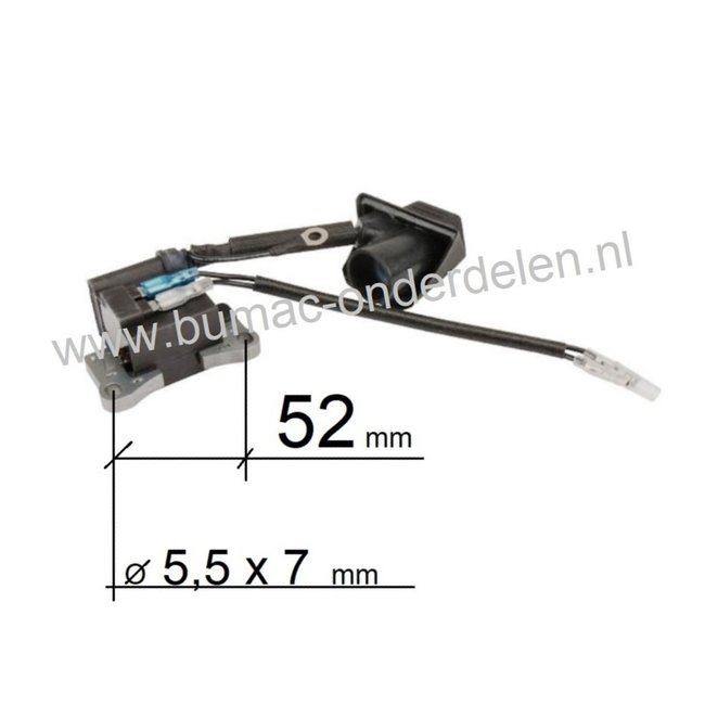 Ontstekingsspoel voor  Alpina, Stiga, Castelgarden, Mountfield, Bosmaaiers en Trimmers, ABR26J, ABR26JD, AMT26, ATR26J, B26J, B26JD, BGEP2525, CB126J, EP25COMBI, EP26CP, MB2600J, MM2603, MM2605, MT26, SBC226J, SBC226JD, SBC227D, SBC227J, SGT226J, SMT226,