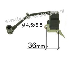 Ontstekingsspoel voor Stiga Bosmaaier, Kettingzaag, Trimmer, A305, A305C, BG2525, C25, CJ300, CJ300C, CP300. CP300C, PP2525CSE, SPR255, XC300