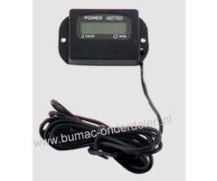 Digitale Toerentalmeter met Urenteller voor 2 - 4 Takt Motoren Toerenteller voor Zitmaaier, Grasmaaier, Tuintrekker, Aggregaat, Kettingzaag, Bosmaaier, Trilplaat, Minikraan, Verticuteermachine, Tuinfrees, Generator, Quad