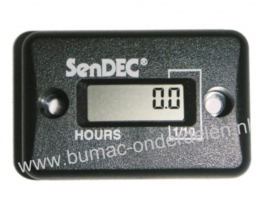 Digitale Toerentalmeter met Urenteller voor 2 - 4 Takt Motoren Toerenteller voor Zitmaaier, Grasmaaier, Tuintrekker, Aggregaat, Kettingzaag, Bosmaaier, Trilplaat, Minikraan, Verticuteermachine, Tuinfrees, Generator, Quad