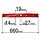 Maaimes 66 Cm voor SNAPPER voor 26 Inch Zitmaaier, Skelter, Tuintrekker, Onder andere voor Modellen 26062, 26063, 26064, 26069 T, 26083, 26084, 26085, 2650, 2651, 2661S, HWPS 2660 RV, HWPS 26700 BV,