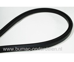 Zeskantsnaar BB125 voor Aandrijving van de Maaimessen van o.a. Johndeere Zitmaaier, Frontmaaier, Tuintrekker, Zero Turn Maaier G911, F912, F915, F925, F932, X700, X720, X724, X728, X729, X740, X749  Aandrijfriem Maaidek