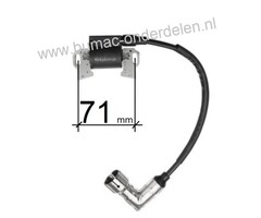 Ontstekingsspoel voor MTD motor op Zitmaaier, Gazonmaaier, Tuintrekker, 4P90AU, 4P90AUA, 4P90AUB, 4P90HUD, 4P90JH, 4P90JHA, 4P90JHB, 4P90JHC, 4P90JHD, 4P90JHE, 4P90JUC, 4P90JUD, 4P90JUE, 4P90JUF