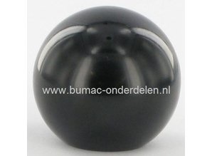 Knop Ø 25 mm, Draad M6 te gebruiken voor Diverse Hendels van onder andere Grasmaaiers, Zitmaaiers, Frontmaaiers, Tuinfrees, Trilplaat, Tuintrekkers, Loopmaaiers, Cirkelmaaiers, Buitendiameter Ø 25 mm, Binnendiameter - Draad Ø M6