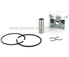 Zuigerset voor Stihl Ø 52 mm  voor 046 - MS460 Kettingzaag, Motorzaag, Zuiger Compleet met Pistonpen, Zuigerveren en Borgclips voor Motorkettingzagen 046 en MS 460, Zuiger  Ø 52 mm Complete Set voor STIHL 046 - MS460 Benzinekettingzaag, onderdeel