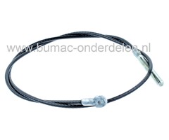 Stuurkabel voor Husqvarna, Jonsered, Partner, McCulloch, Zenoah Frontmaaiers, Zitmaaiers, Tuintrekkers, PR17, R13, R15, R213, R214, R215, R216, R316, R318, R320, R322, R418, Rider 11, Rider 13, Rider 15, Rider 155, Rider 16, Rider 175, Rider 18, FR2211, F