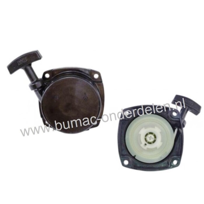 Hand Starter voor SB43P - SB52P - SB43P Pro - SB52P Pro - XB45P - XB45FP - XB55DP - XB55P - XB55FP - Star 45FP - Star 55DP - Star 55FP, Starter voor Bosmaaier, Trimmer, Stimmer van Stiga, Castelgarden, Alpina, Mountfield, Handstarter Compleet, Castel Gard